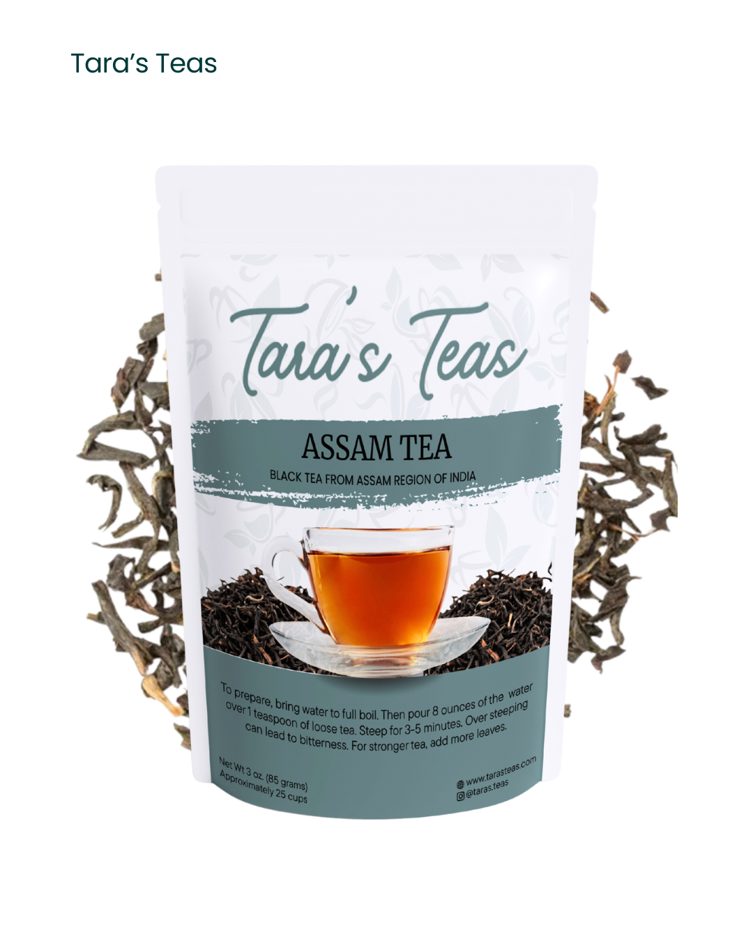 Tara’s Teas Assam Tea | Bold & Malty Loose Leaf Blend