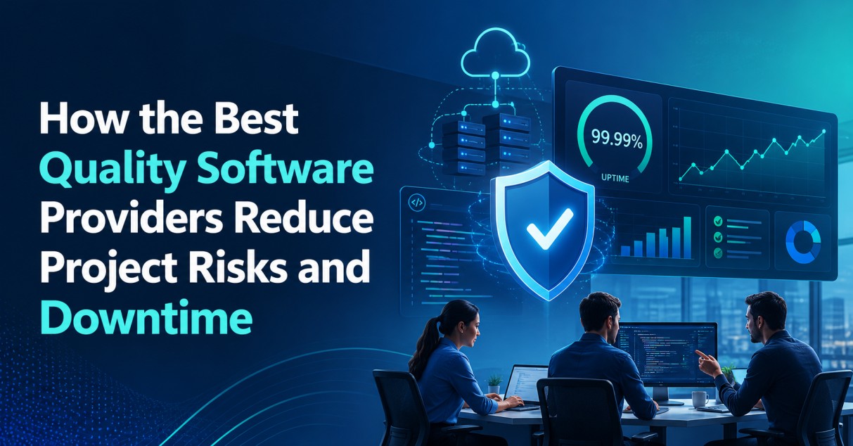 How the Best Quality Software Providers Reduce Project Risks and Downtime