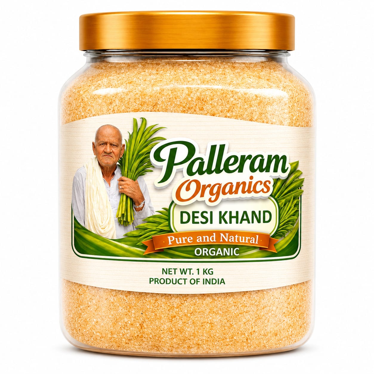 #1 Organic Khandsari Sugar (शुद्ध खांड) Unrefind Sugar