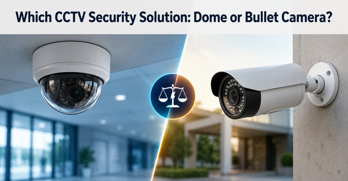 Which CCTV Security Solution: Dome or Bullet Camera?