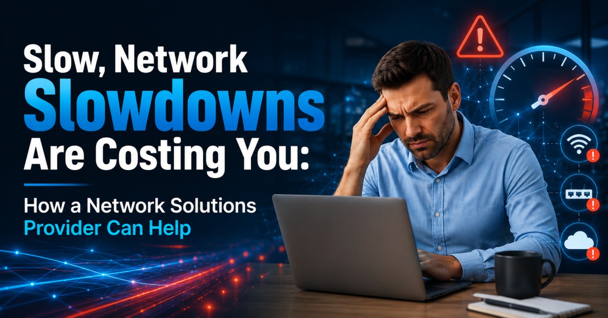 Network Slowdowns Are Costing You: How a Network Solutions Provider Can Help
