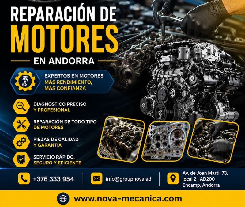 Nova Mecánica: Servicios Profesionales de Reparación de Motores en Andorra