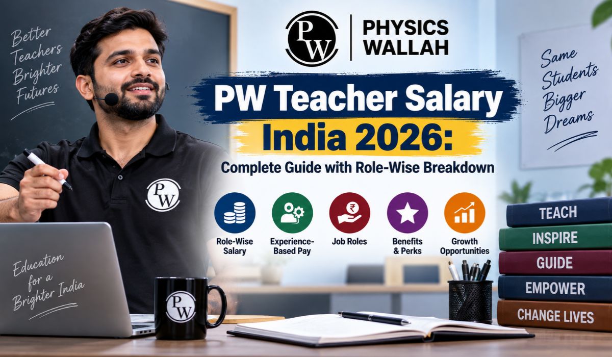 PW Teacher Salary India 2026: Complete Guide with Role-Wise Breakdown
