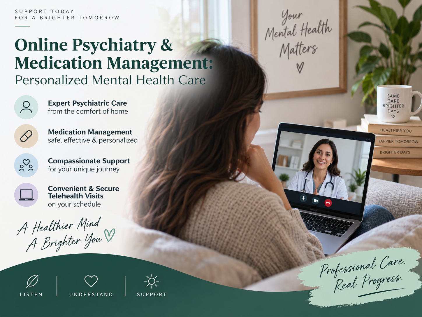 Online Psychiatry & Medication Management: Personalized Mental...