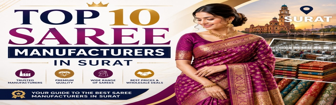 Top 10 Saree Manufacturers in Surat | B2B Suppliers
