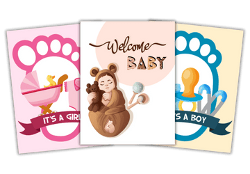 Free Group Baby Shower Cards Online - LovingEcards Maker