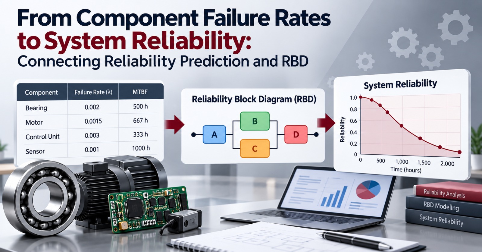 From Component Failure Rates to System Reliability: Connecting Reliability Prediction and RBD