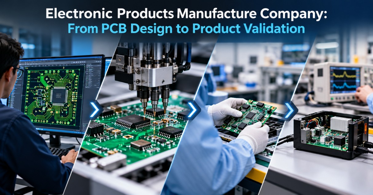 Electronic Products Manufacture Company: From PCB Design to Product Validation