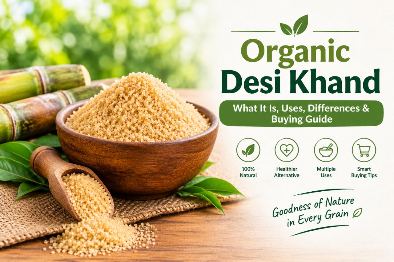 Organic Desi Khand: What It Is, Uses, Differences, Making