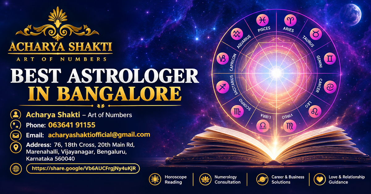 Best Astrologer in Bangalore for Personalized Guidance